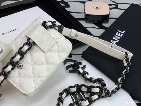 First Bag Ru FLAP BELT CHANEL HOLDER CARD 0712